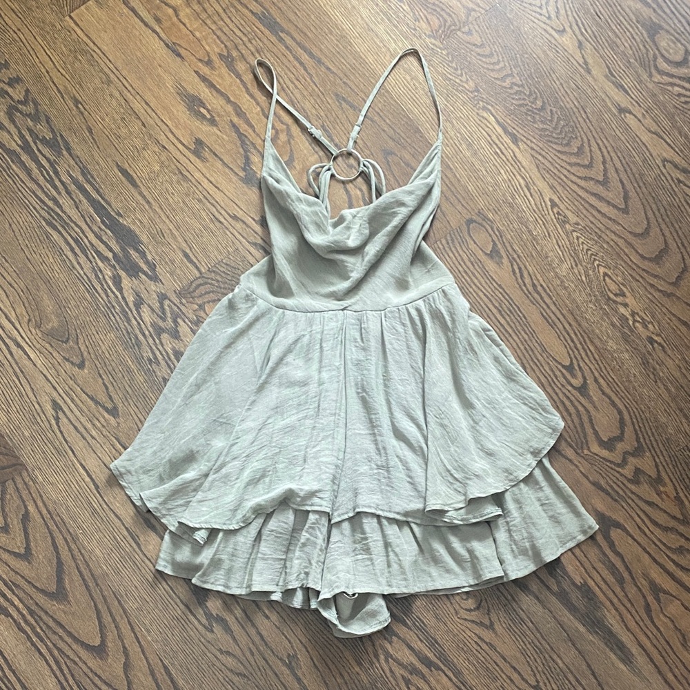 Princess Polly Green Romper